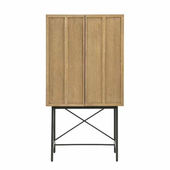 Langston Slender Plinth Drinks Cabinet Drinks Cabinet UK