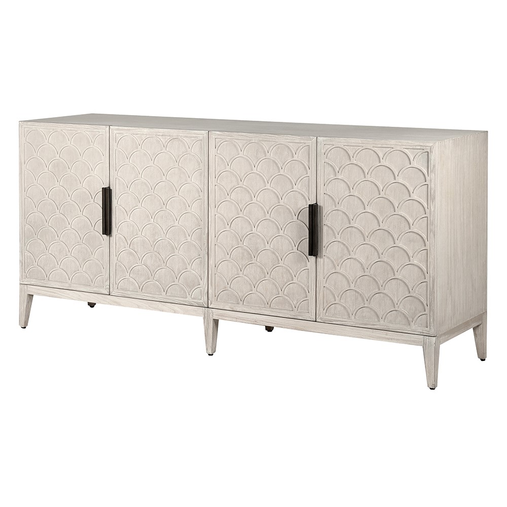 Scales Pattern Contemporary Wooden Sideboard Wooden Sideboard UK