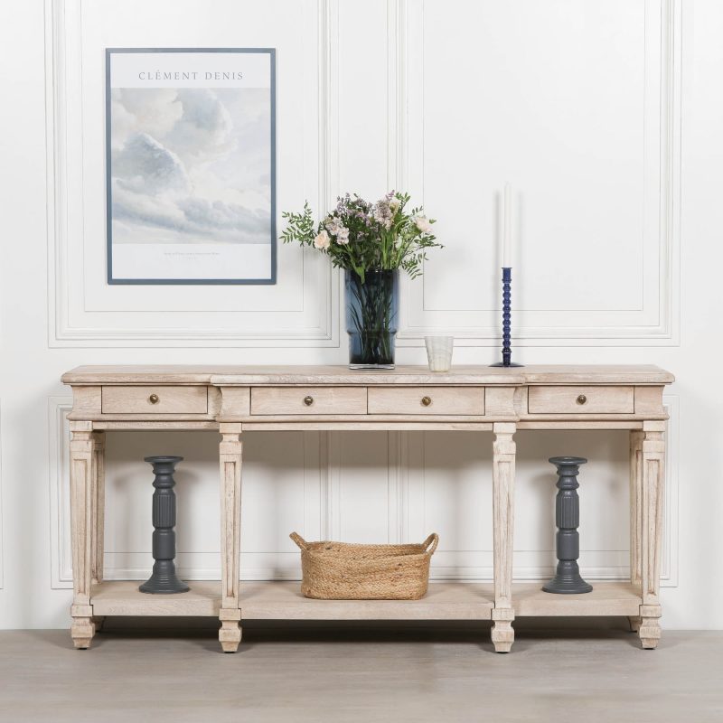 Anaïs Acacia Breakfront Large Console Table Console Table UK