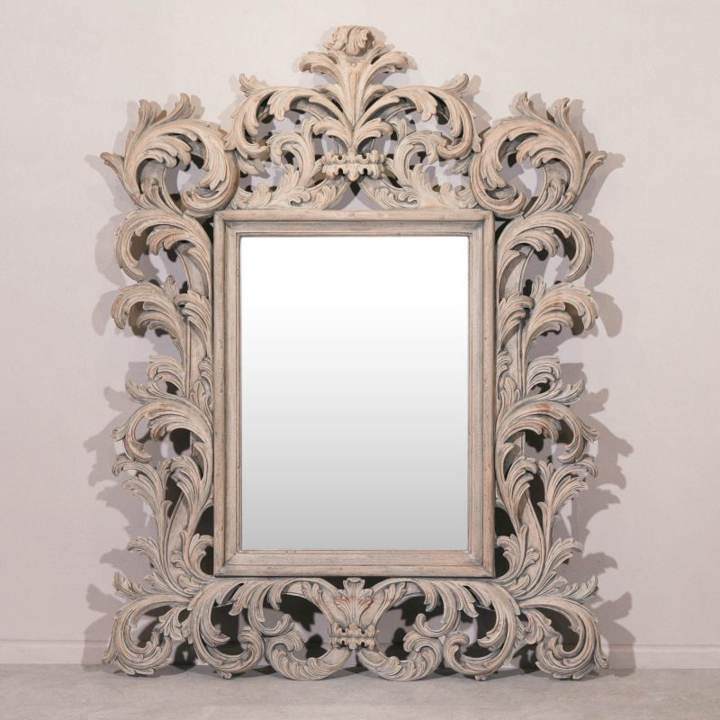 Ornate Carved Extra Large Amaury Wooden Frame Mirror Frame Mirror UK