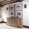 Weathered Pine French Style Rustic Sideboard Rustic Sideboard UK