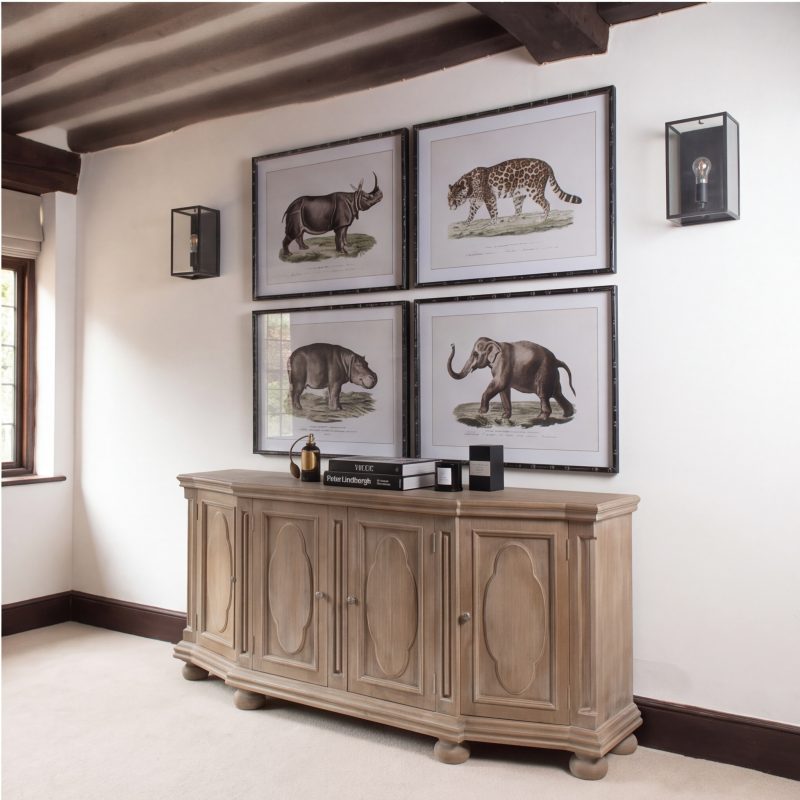 Weathered Pine French Style Rustic Sideboard Rustic Sideboard UK