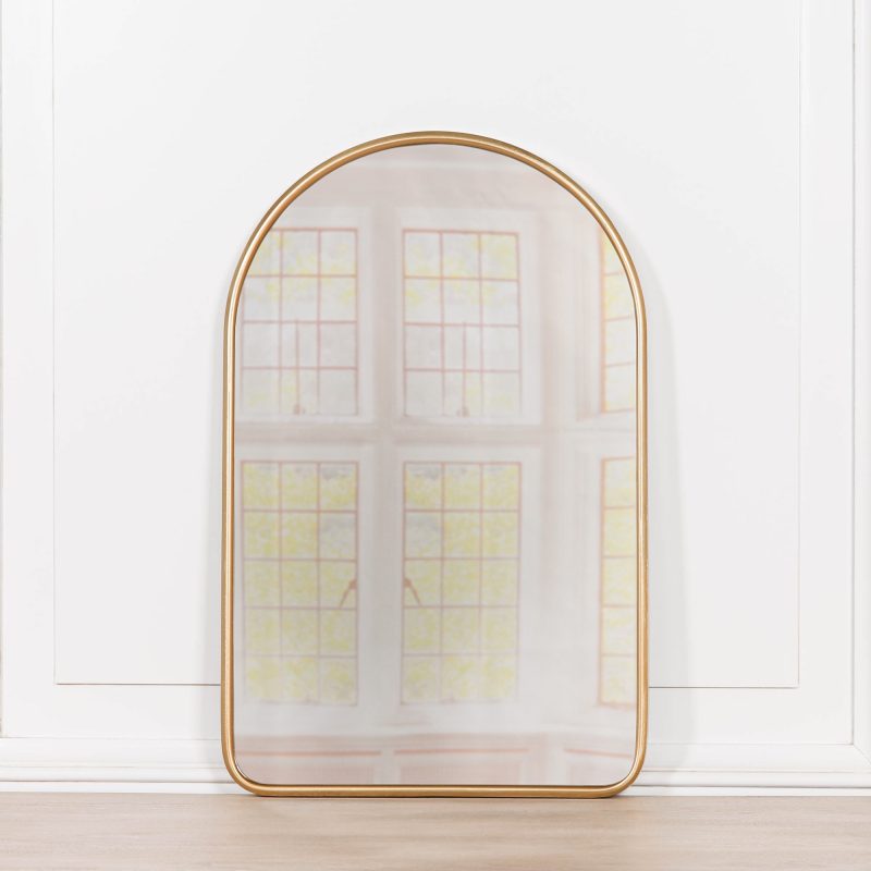 Arc Gold Finish Arch Frame Wall Mirror Wall Mirror UK