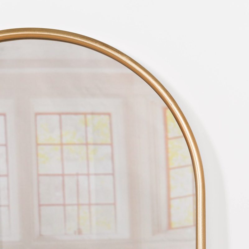 Arc Gold Finish Arch Frame Wall Mirror Wall Mirror UK