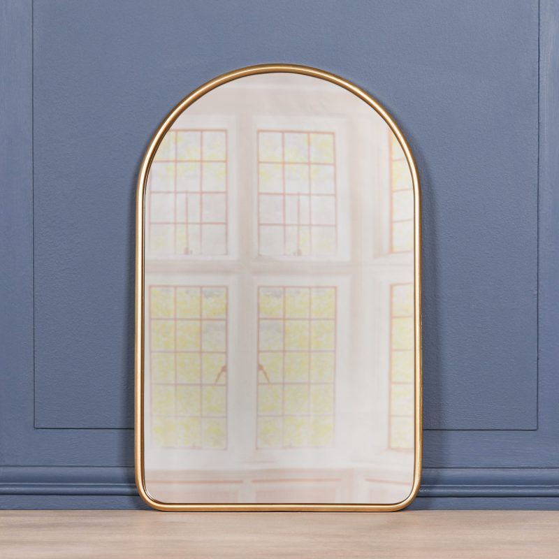 Arc Gold Finish Arch Frame Wall Mirror Wall Mirror UK
