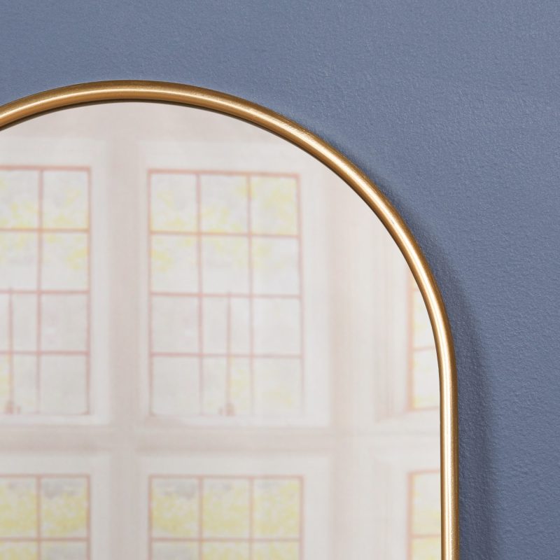 Arc Gold Finish Arch Frame Wall Mirror Wall Mirror UK