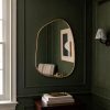 Asymmetric Pebble Contemporary Freeform Irregular Gold Wall Mirror Wall Mirror UK