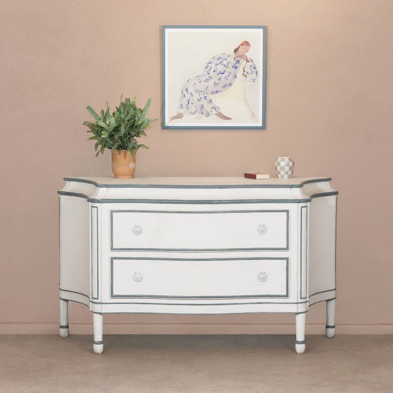 Sabine French Style Aged Chest Of Drawers Of Drawers UK