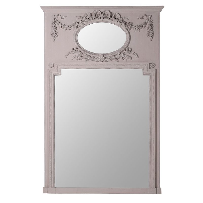 Taupe Large 160cm French Style Aged Mirror Aged Mirror UK
