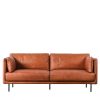 Wynonna Brown Leather Sofa Leather Sofa UK