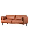 Wynonna Brown Leather Sofa Leather Sofa UK