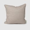 Caoimhe 50cm Coffee Brown Stripe Cushion Stripe Cushion UK