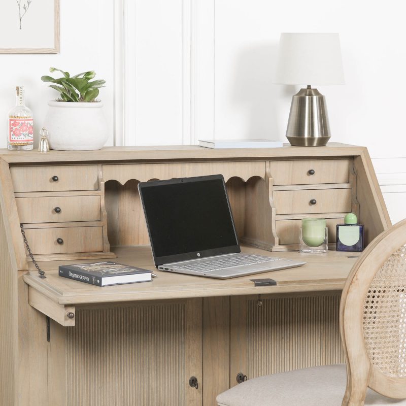 French Style Wooden Writing Bureau Desk Bureau Desk UK