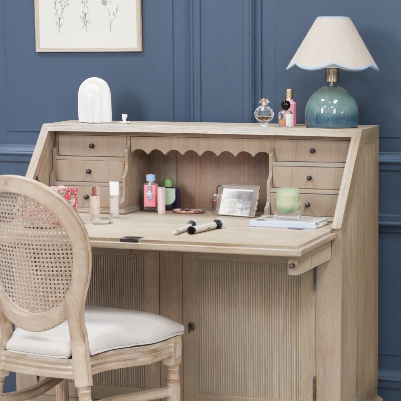 French Style Wooden Writing Bureau Desk Bureau Desk UK