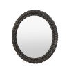 Levina Black Wash Round 90cm Mirror 90cm Mirror UK
