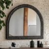 Levina Black Wash Overmantle Mirror Overmantle Mirror UK