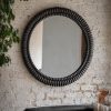 Levina Black Wash Round 90cm Mirror 90cm Mirror UK