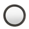 Levina Black Wash Round 90cm Mirror 90cm Mirror UK