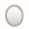 Levina White Wash Round 90cm Mirror 90cm Mirror UK