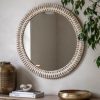 Levina White Wash Round 90cm Mirror 90cm Mirror UK