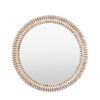 Levina White Wash Round 90cm Mirror 90cm Mirror UK