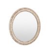 Levina White Wash Round 90cm Mirror 90cm Mirror UK