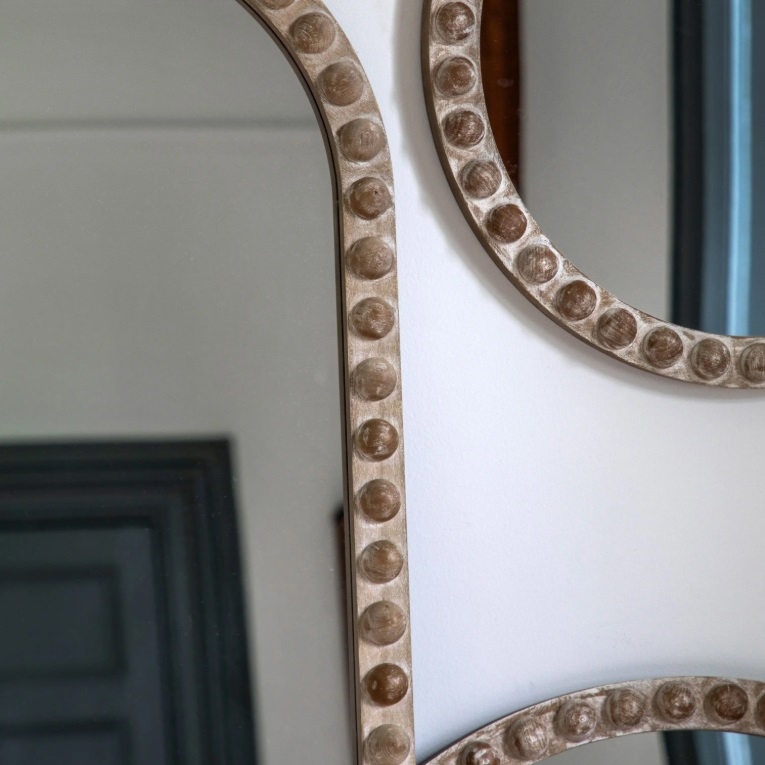 Parisa Rustic Bobble Floor Mirror Floor Mirror UK