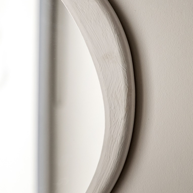 Pascoe Pebble Concrete Effect Wall Mirror Wall Mirror UK