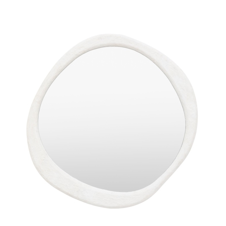 Pascoe Pebble Concrete Effect Wall Mirror Wall Mirror UK