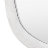 Pascoe Pebble Antiqued White Wall Mirror Wall Mirror UK