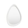 Pascoe Pebble Antiqued White Wall Mirror Wall Mirror UK