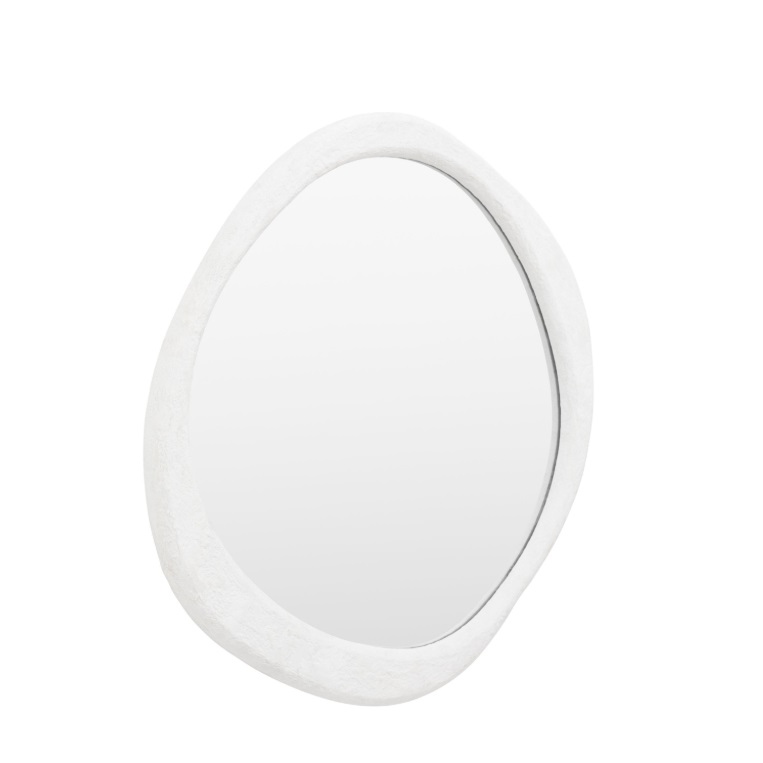 Pascoe Pebble Concrete Effect Wall Mirror Wall Mirror UK