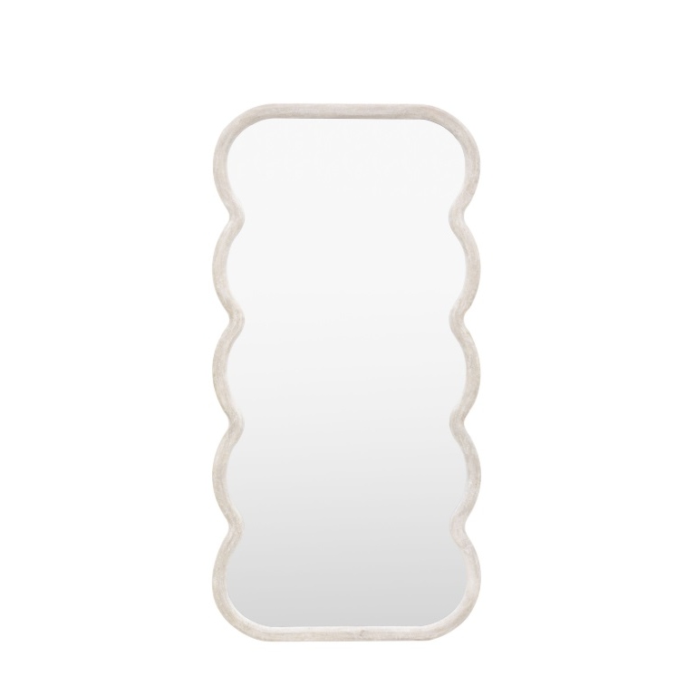 Pascoe Wave Concrete Effect Floor Mirror Floor Mirror UK