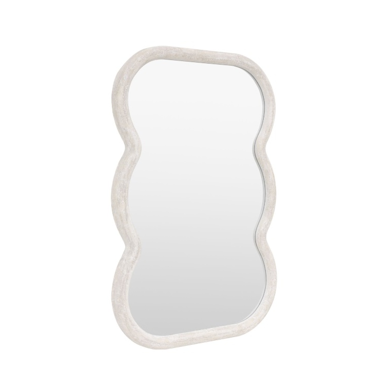 Pascoe Wave Concrete Effect Wall Mirror Wall Mirror UK