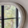 Pascoe Wave Concrete Effect Wall Mirror Wall Mirror UK
