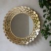 Pika Sun Mirror In Gold Finish Gold Finish UK