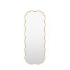 Polaris Aged Gold Floor Mirror Floor Mirror UK