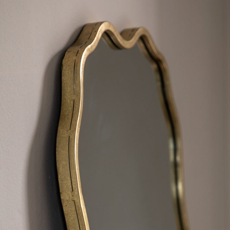 Polaris Aged Gold Floor Mirror Floor Mirror UK