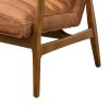 Vallea Vintage Brown Mid Century Style Settee Style Settee UK