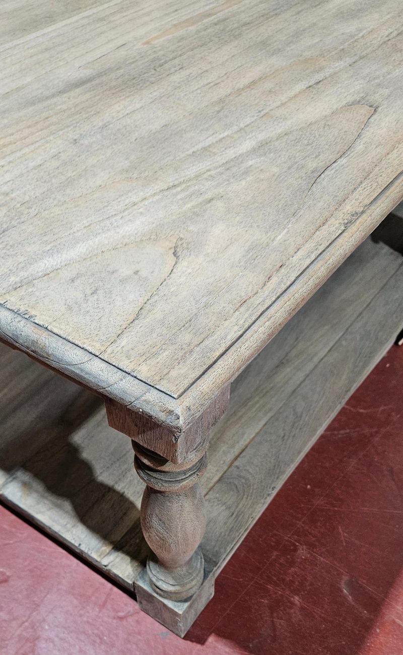 Wooden Amaury Rustic Farmhouse Coffee Table EX DISPLAY EX DISPLAY UK