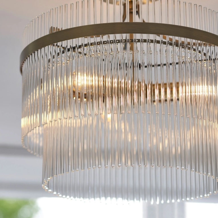 Paloma Antique Brass Ceiling Light Ceiling Light UK