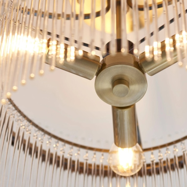 Paloma Antique Brass Ceiling Light Ceiling Light UK