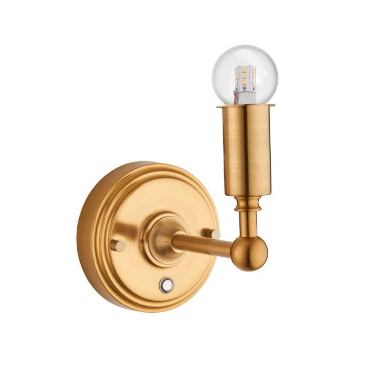 Reginald Portable Rechargeable Aged Brass Wall Light Wall Light UK