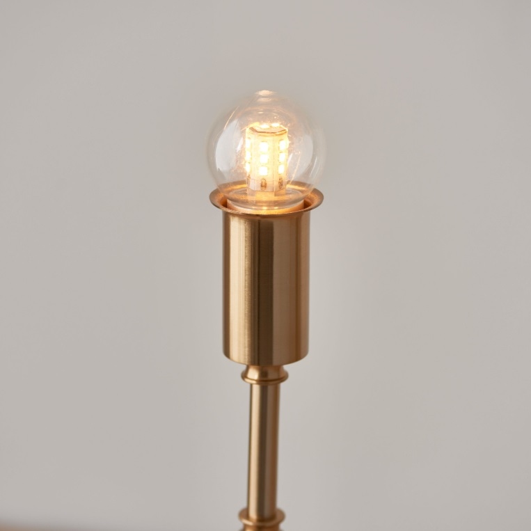 Reginald Portable Rechargeable Aged Brass Table Lamp Base Lamp Base UK