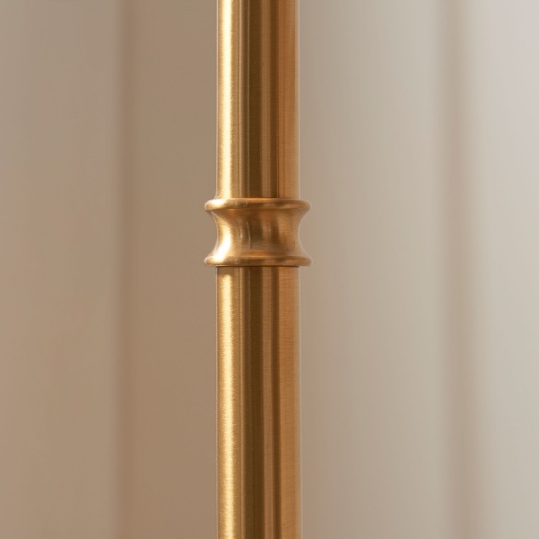 Reginald Portable Rechargeable Aged Brass Floor Lamp Base Lamp Base UK