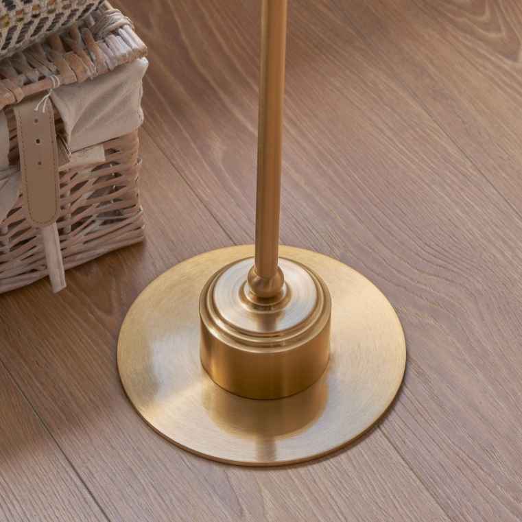 Reginald Portable Rechargeable Aged Brass Floor Lamp Base Lamp Base UK