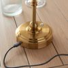 Reginald Portable Rechargeable Aged Brass Table Lamp Base Lamp Base UK