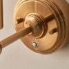 Reginald Portable Rechargeable Aged Brass Wall Light Wall Light UK