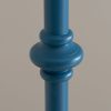 Wooden Turned Spindle Blue Floor Lamp Floor Lamp UK
