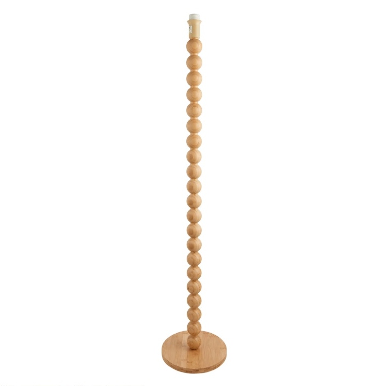 Wooden Bobble Natural Floor Lamp Floor Lamp UK